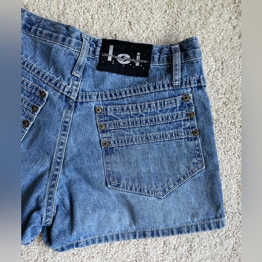 Vintage lei Jeans Sz 1 Denim Shorts Made in USA 100% Cotton - Picture 5 of 7